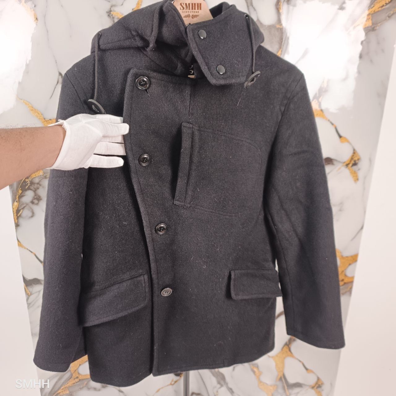 Cabane de Zucca Archive Hooded Jacket (M) Deep Navy Blue