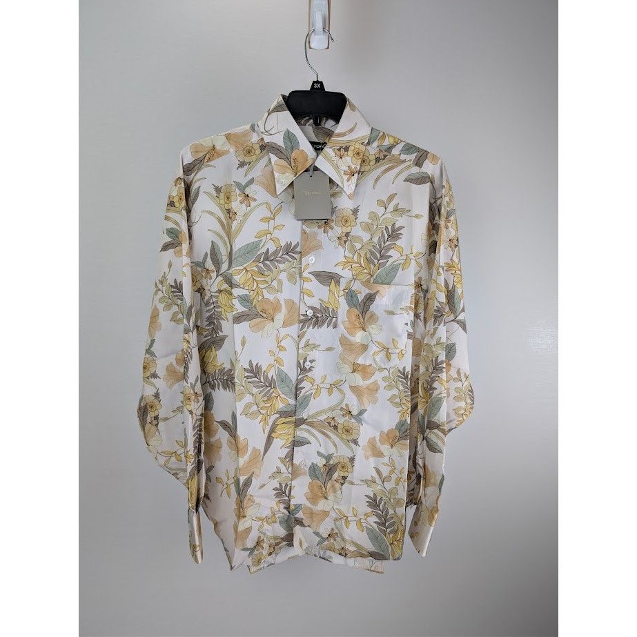 Tom Ford o1rshd1 Button Shirt in Multicolor Size US L / EU 52-54 / 3 - 1 Thumbnail