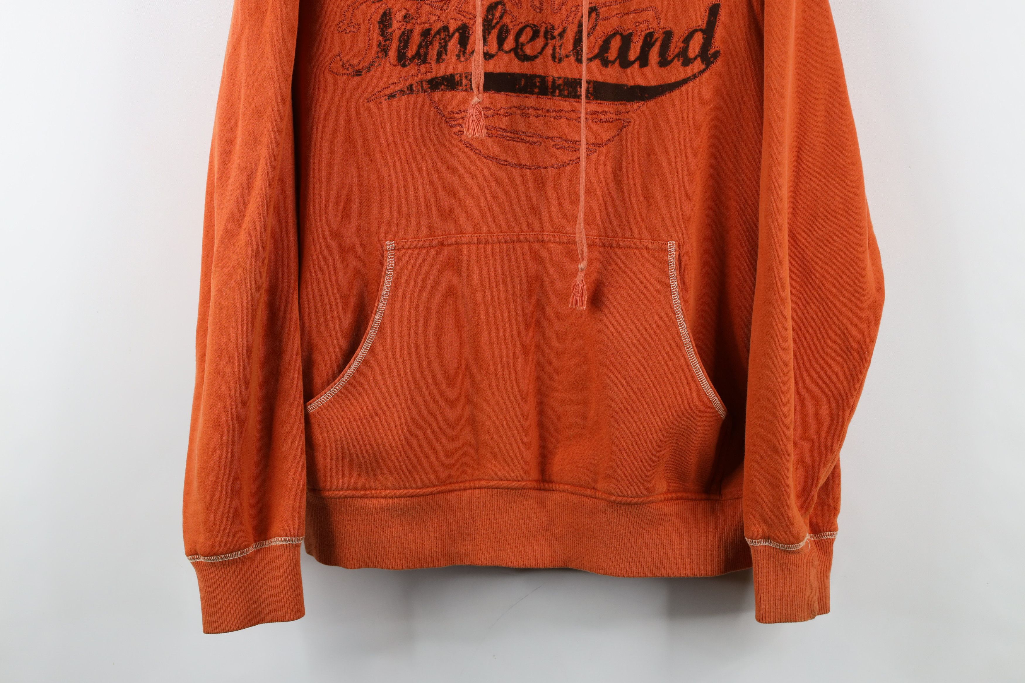 Timberland × Vintage Vintage Timberland Spell Out Baggy Fit Hoodie Sweatshirt Size US S / EU 44-46 / 1 - 3 Thumbnail