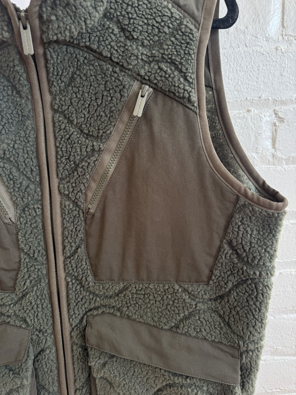 White Mountaineering White Mountaineering Green Fleece Vest AW23 Size US S / EU 44-46 / 1 - 5 Thumbnail