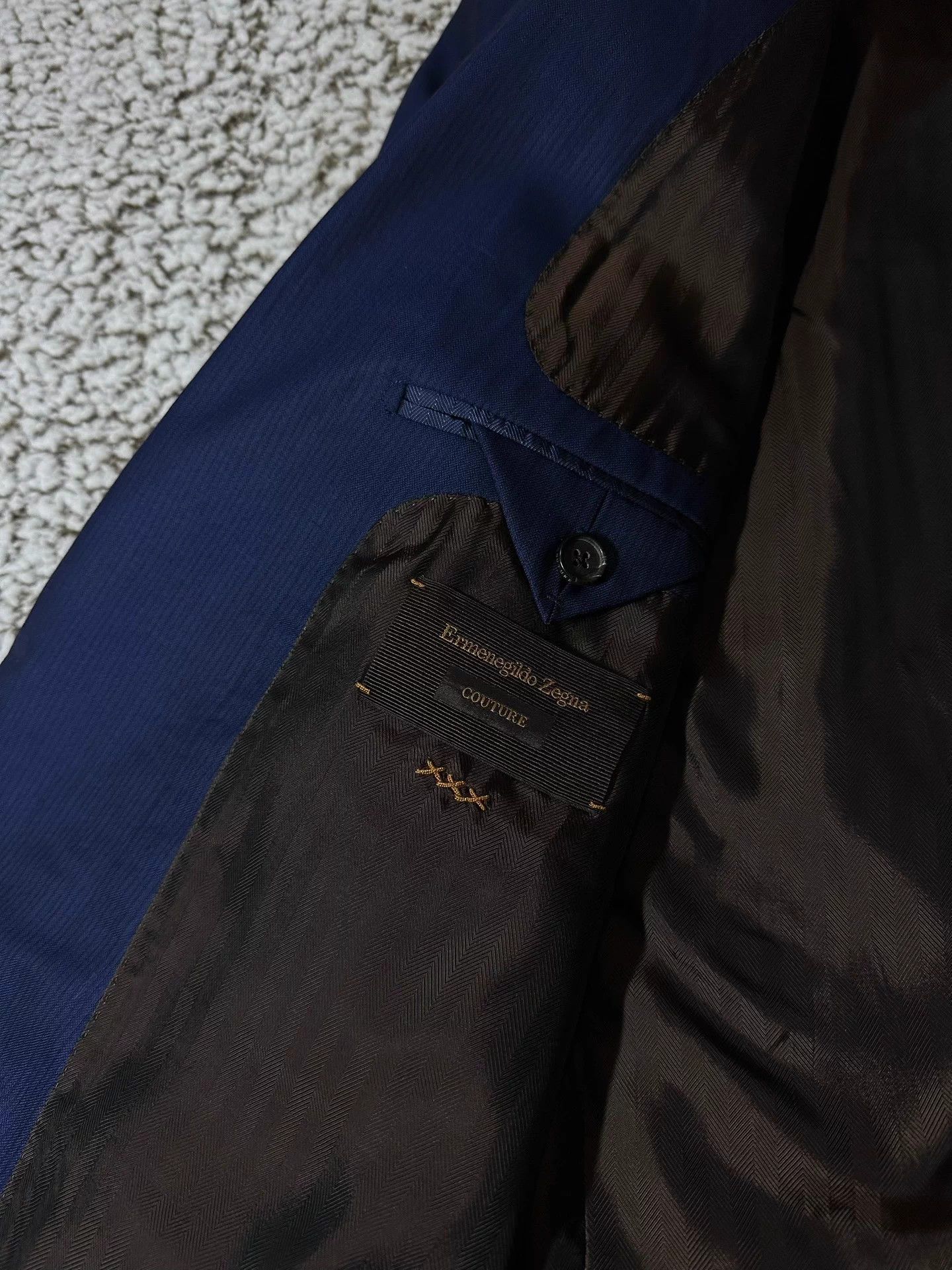Ermenegildo Zegna Zegna XXX handmade 120s Navy Suit 56 Size 54R - 5 Thumbnail