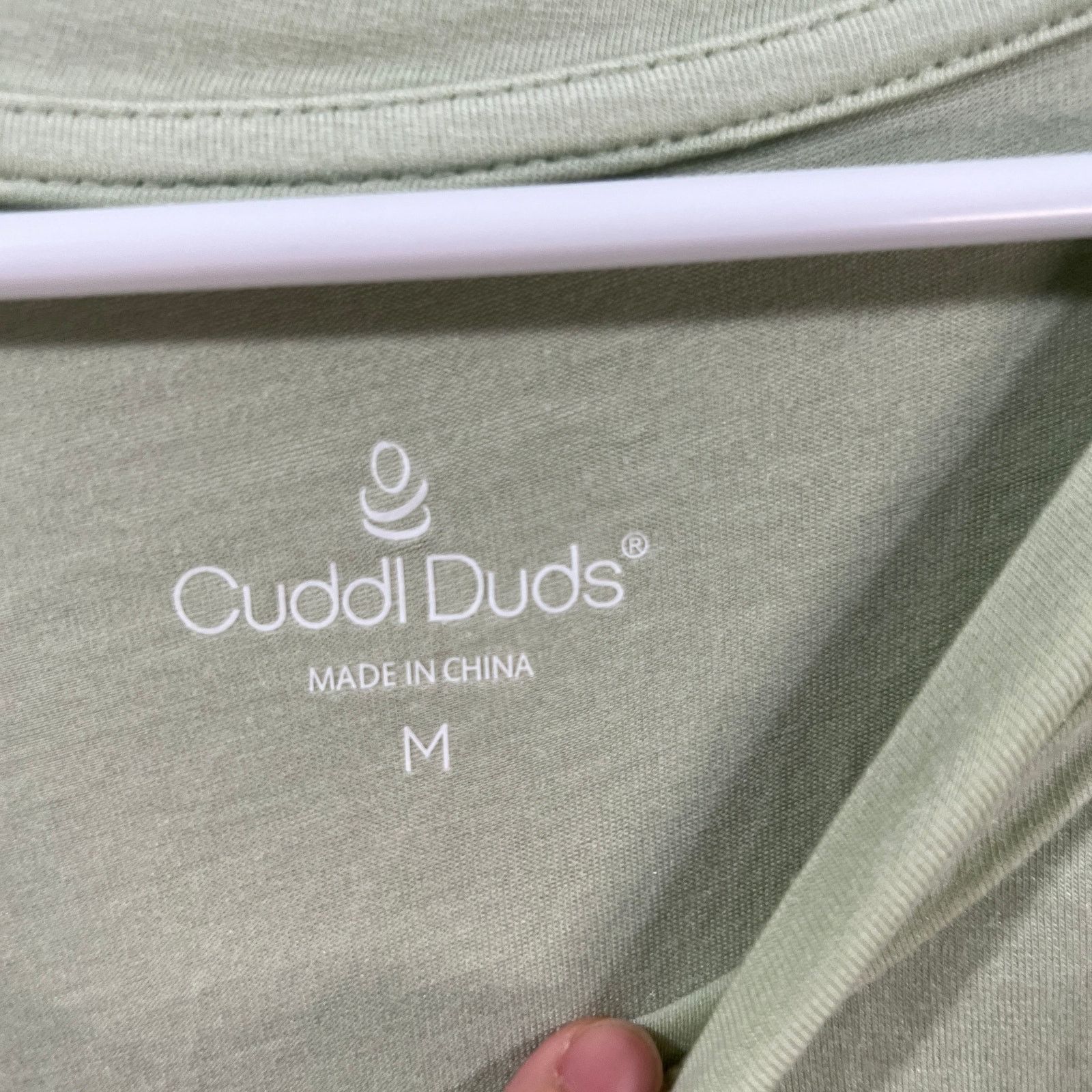 Other Cuddl Duds Softwear with Stretch Crew-Neck Top Herbal Green Size M / US 6-8 / IT 42-44 - 3 Thumbnail