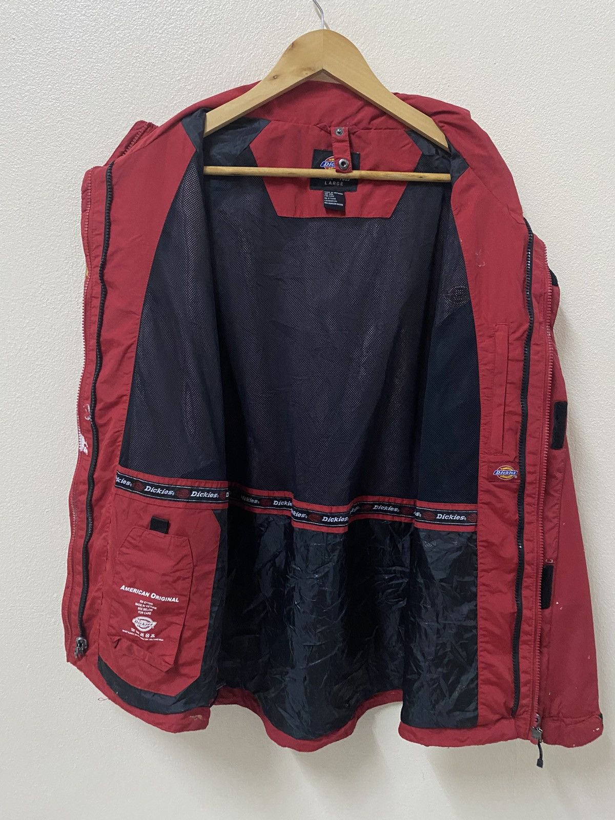 Dickies Dickies Red Paint-Splatter Work Jacket – Distressed Graffiti Size US L / EU 52-54 / 3 - 4 Thumbnail