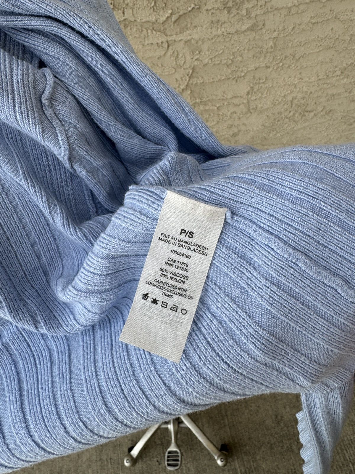 Garage BABY BLUE GARAGE KNIT LONG SLEEVE Size S / US 4 / IT 40 - 5 Thumbnail