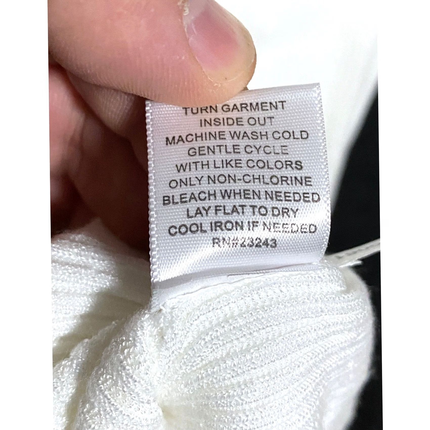 Vintage New York & Company White Ribbed Knit Top S Blouse Women Pullover Casual Workwear Y2K Size S / US 4 / IT 40 - 7 Thumbnail