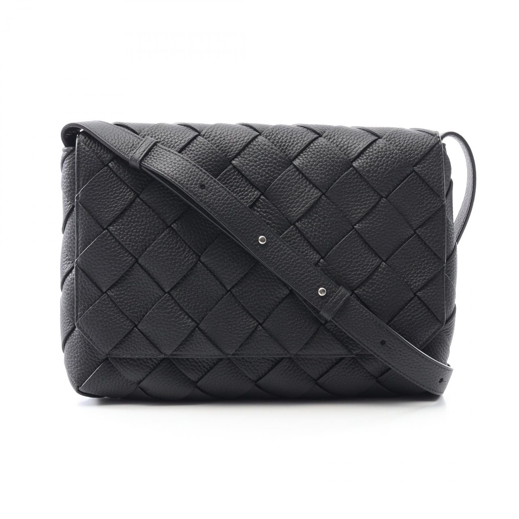 Bottega Veneta Bottega Veneta Large Diego Shoulder Bag Leather Black Size ONE SIZE - 1 Thumbnail