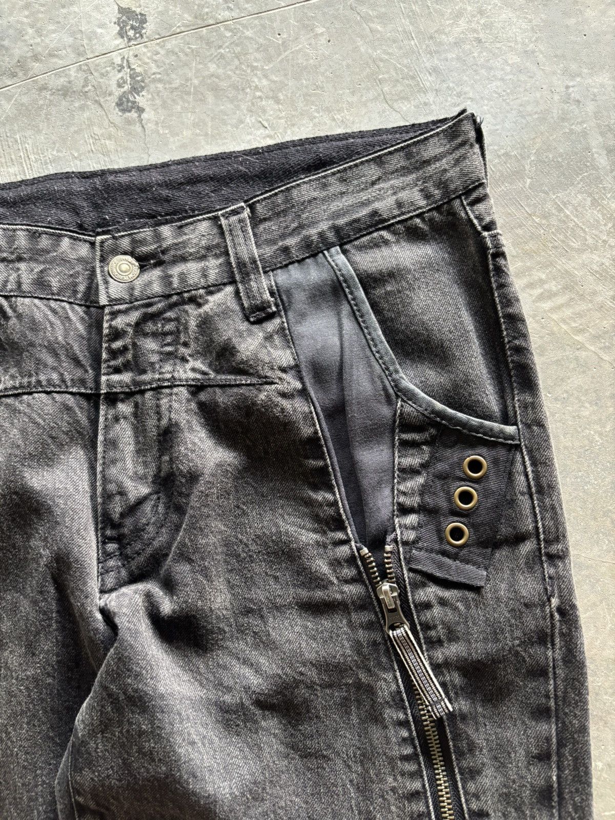 PPFM SICK PPFM BIKERS JEANS ZIPPER PUNK BONDAGE SEDITIONARIES Size US 34 / EU 50 - 11 Thumbnail