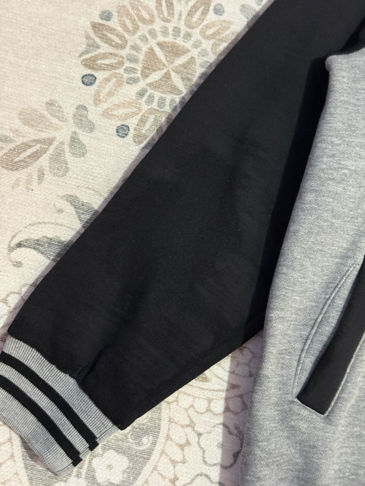 Evisu Evisu Osaka Varsity Jacket Grey Japanese Designer Size US L / EU 52-54 / 3 - 9 Thumbnail