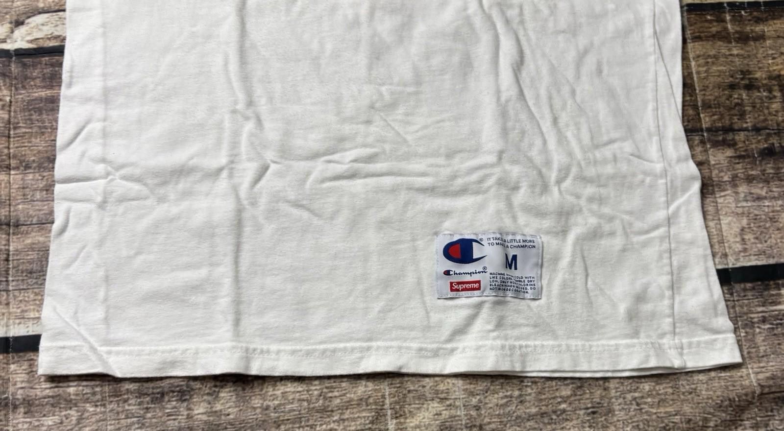 Supreme Champion X Supreme T-Shirt Men's Medium Long Sleeve Size US M / EU 48-50 / 2 - 6 Thumbnail