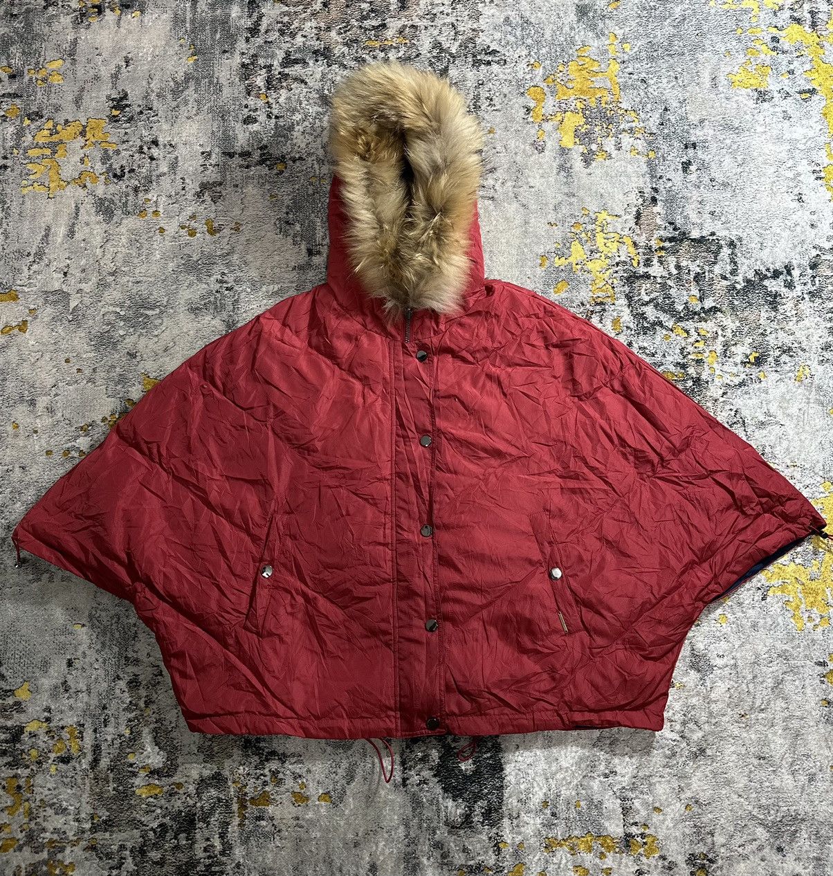 ALBACHER BOXY FUR ZIPHOODED JACKET IF SIX WAS NINE LGB STYLE