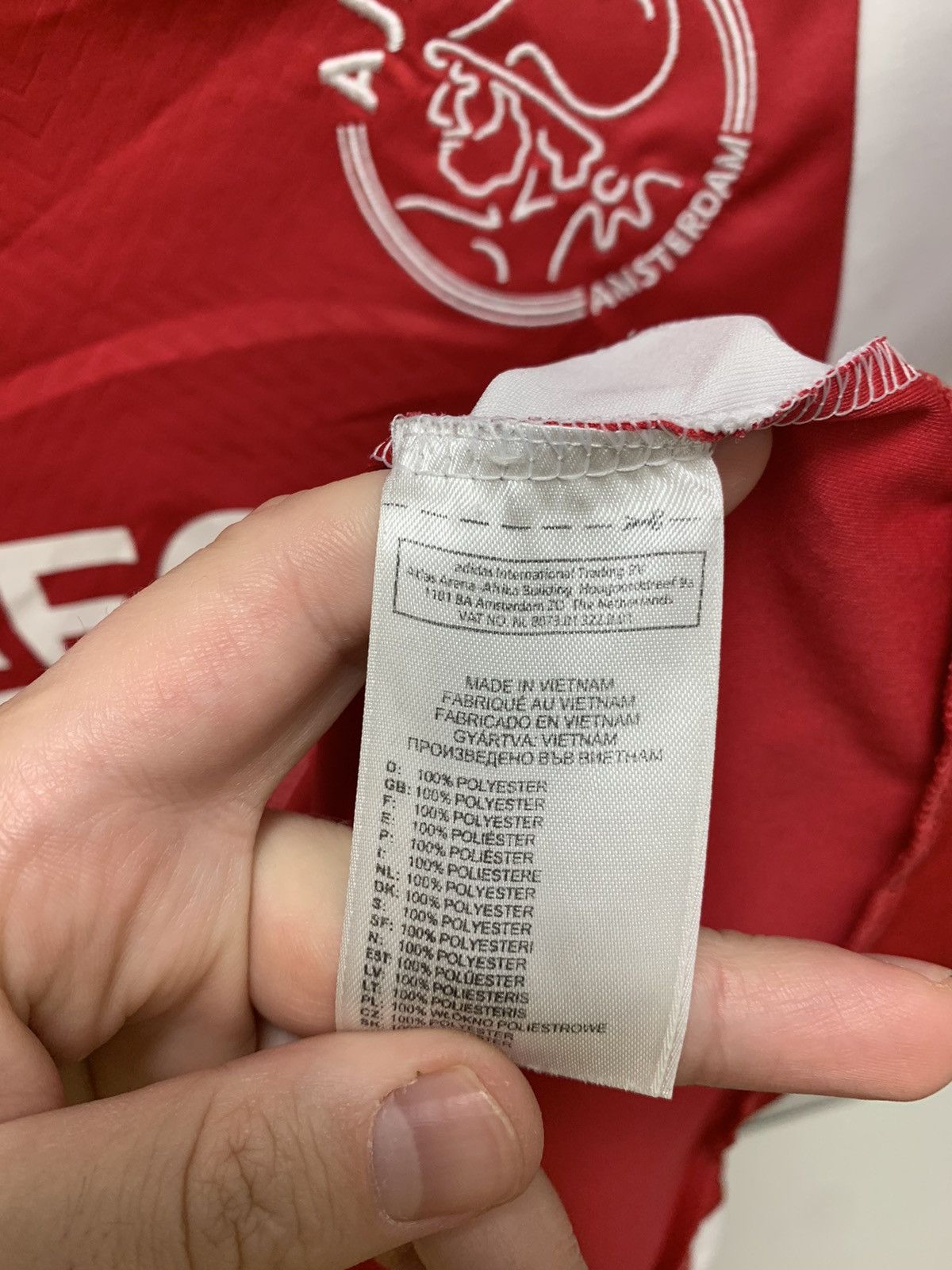 Adidas Adidas Ajax soccer jersey vintage M size white 2010 Size US M / EU 48-50 / 2 - 6 Thumbnail
