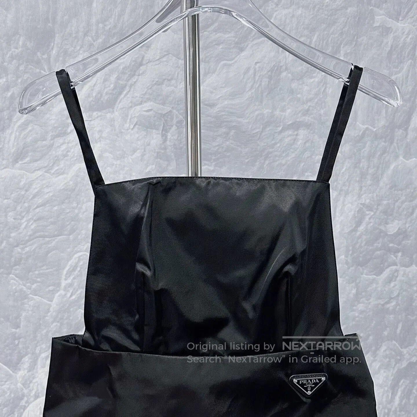 Other prada black open-back spaghetti strap dress. Size M / US 6-8 / IT 42-44 - 2 Thumbnail