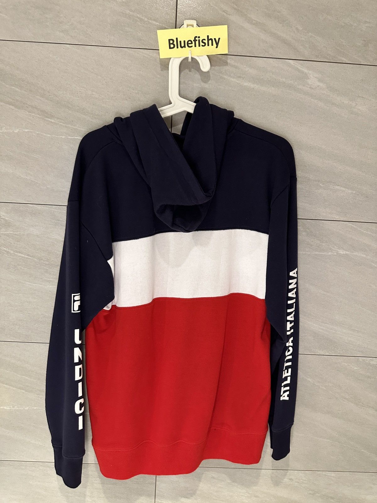 Fila Vintage Fila Classic Logo Hoodie Size US L / EU 52-54 / 3 - 3 Thumbnail