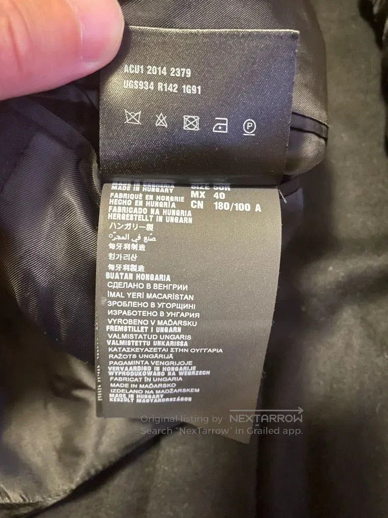 Prada Prada Men's Wool Blend Coat. Size US L / EU 52-54 / 3 - 6 Thumbnail