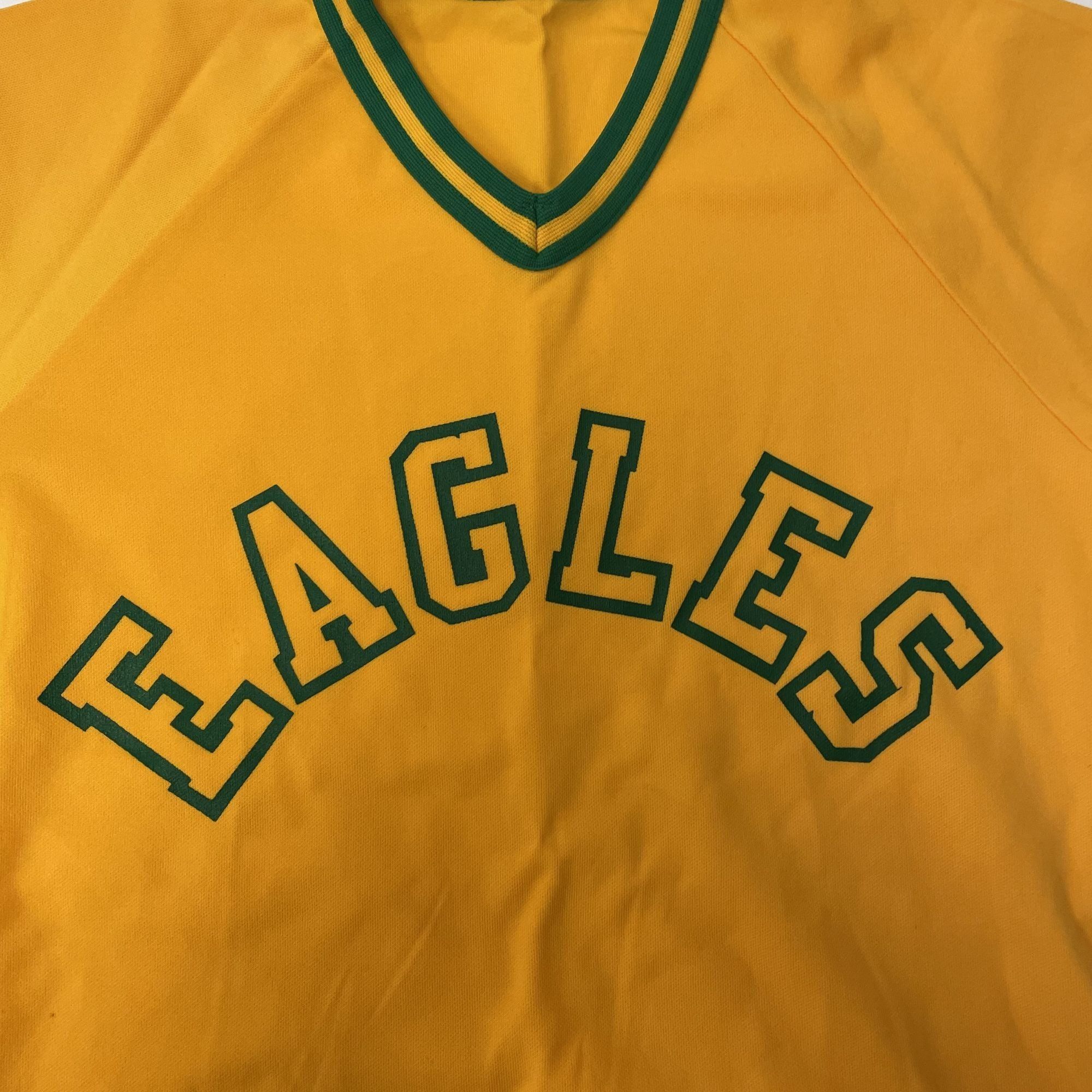 Other Vtg Stretchy RINGER V Neck Athletic Eagles Jersey T Shirt Size US S / EU 44-46 / 1 - 2 Thumbnail