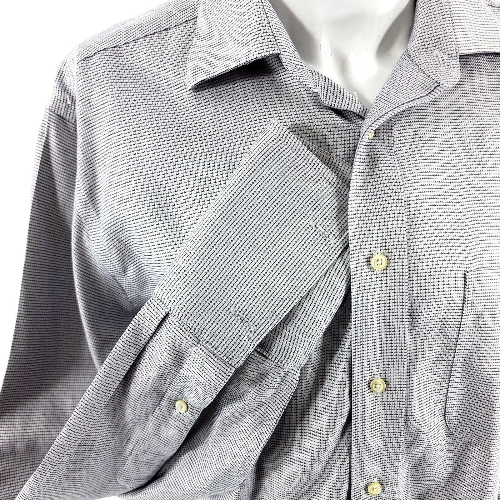 Jos. A. Bank Jos A Bank Signature Button Front Dress Shirt 16-33 White Bl Size US L / EU 52-54 / 3 - 2 Thumbnail
