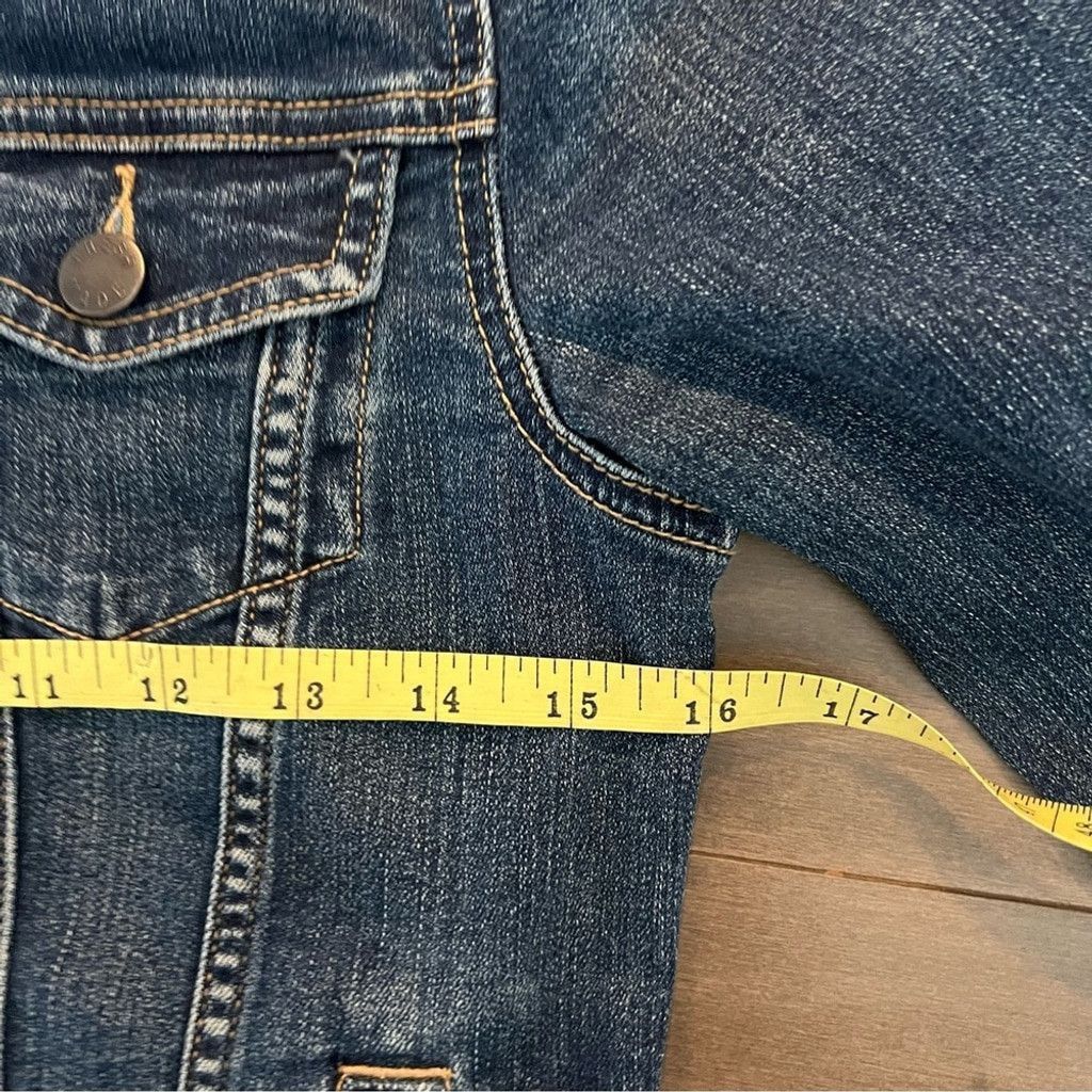Joe Freshgoods Joe Fresh distressed denim Jean jacket xs button down Size XS / US 0-2 / IT 36-38 - 6 Thumbnail