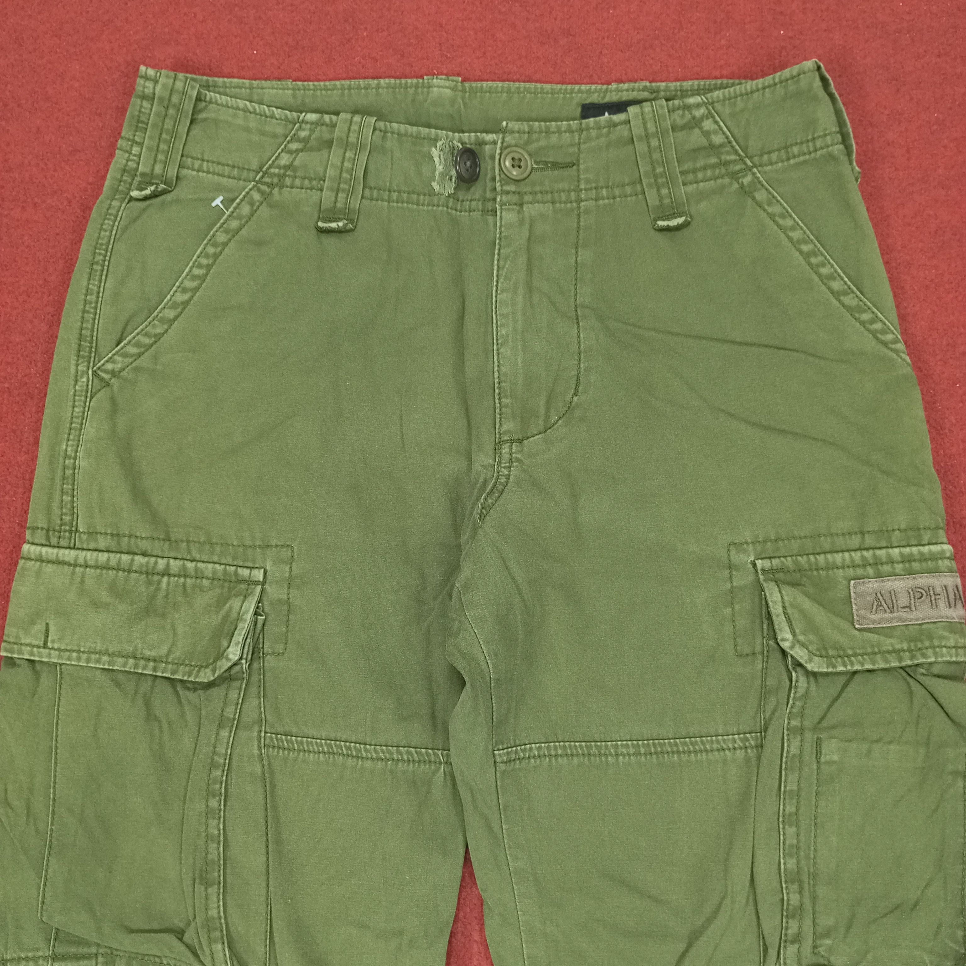 Alpha Industries × Vintage Alpha Industries Cargo Style Pants Multi Pocket Size US 30 / EU 46 - 2 Thumbnail