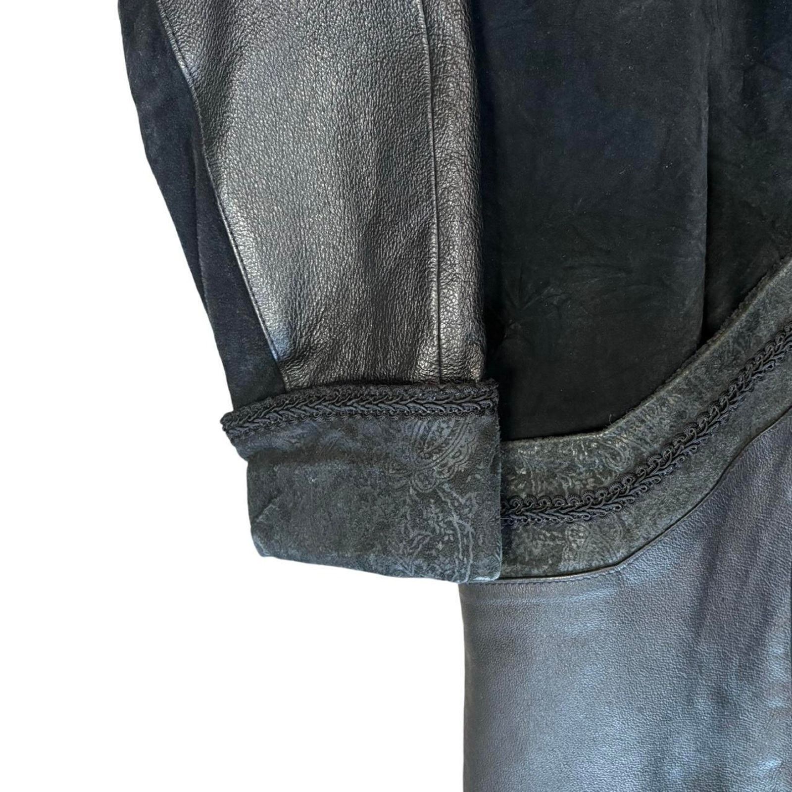 Wilsons Leather Vintage leather trench coat wilson/s sz S petite patchwork Size S / US 4 / IT 40 - 4 Thumbnail