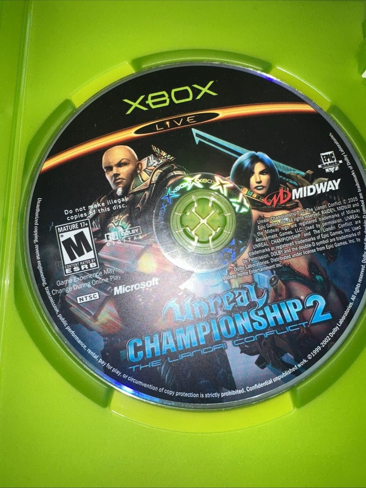 Other Unreal Championship 2: The Liandri Conflict Xbox DISC ONLY Size ONE SIZE - 2 Thumbnail