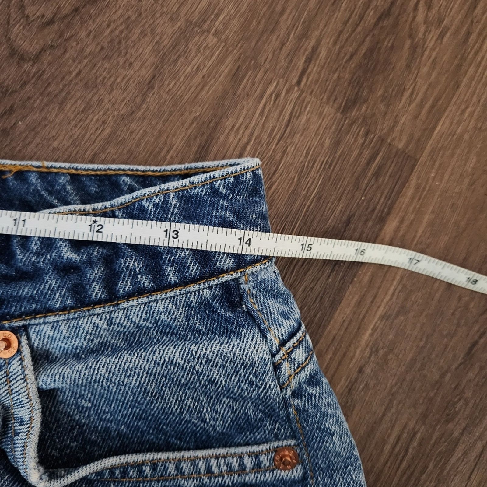 RE/DONE RE/DONE Levi's 70s Loose Flare Patchwork Upcycled Jeans Size 27" / US 4 / IT 40 - 6 Thumbnail