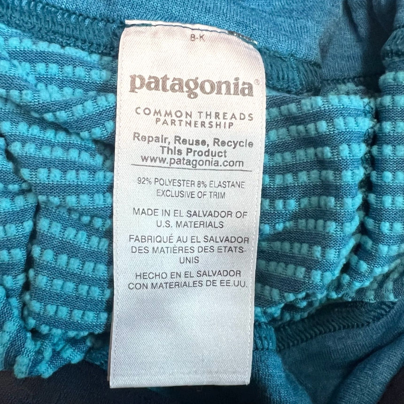 Patagonia Patagonia Leggings Blue Striped Size 26X29, Women, Leggings, XS? Size 26" / US 2 / IT 38 - 5 Thumbnail