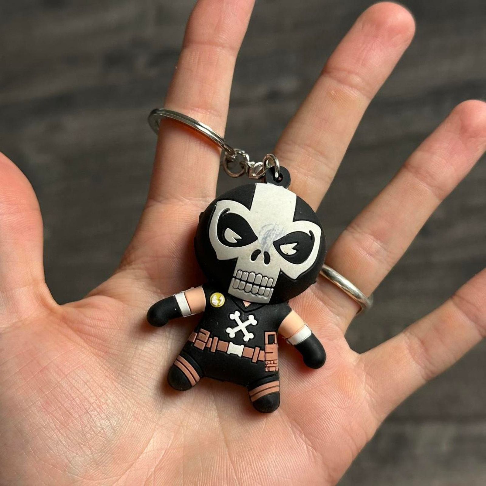 Marvel Comics Black Crossbones 3D Figural Marvel Captain America Keychain Size ONE SIZE - 1 Thumbnail