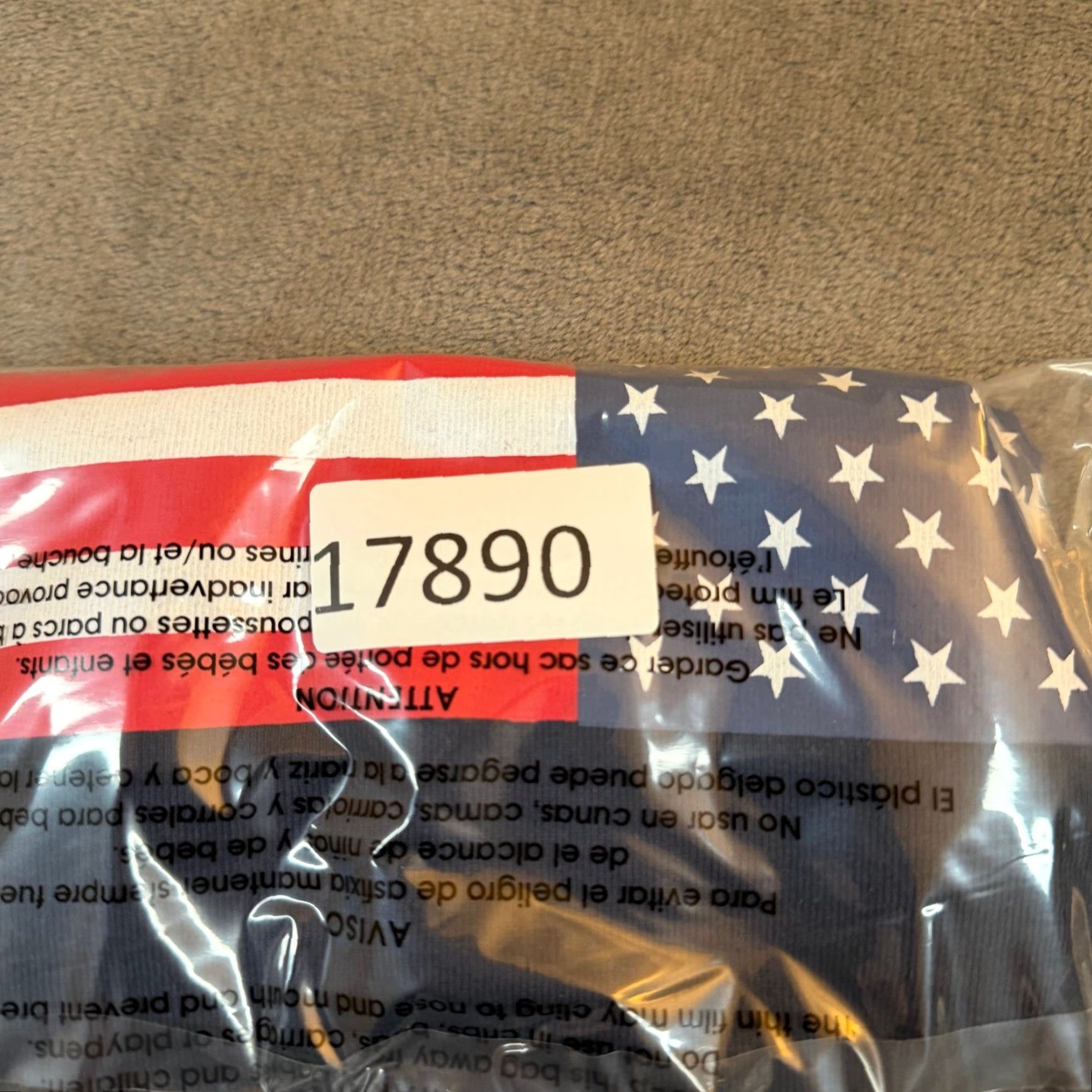 Vintage Fourcast American Flag Graphic T-Shirt Navy Blue Cotton Tee Mens Size L Size US L / EU 52-54 / 3 - 8 Thumbnail