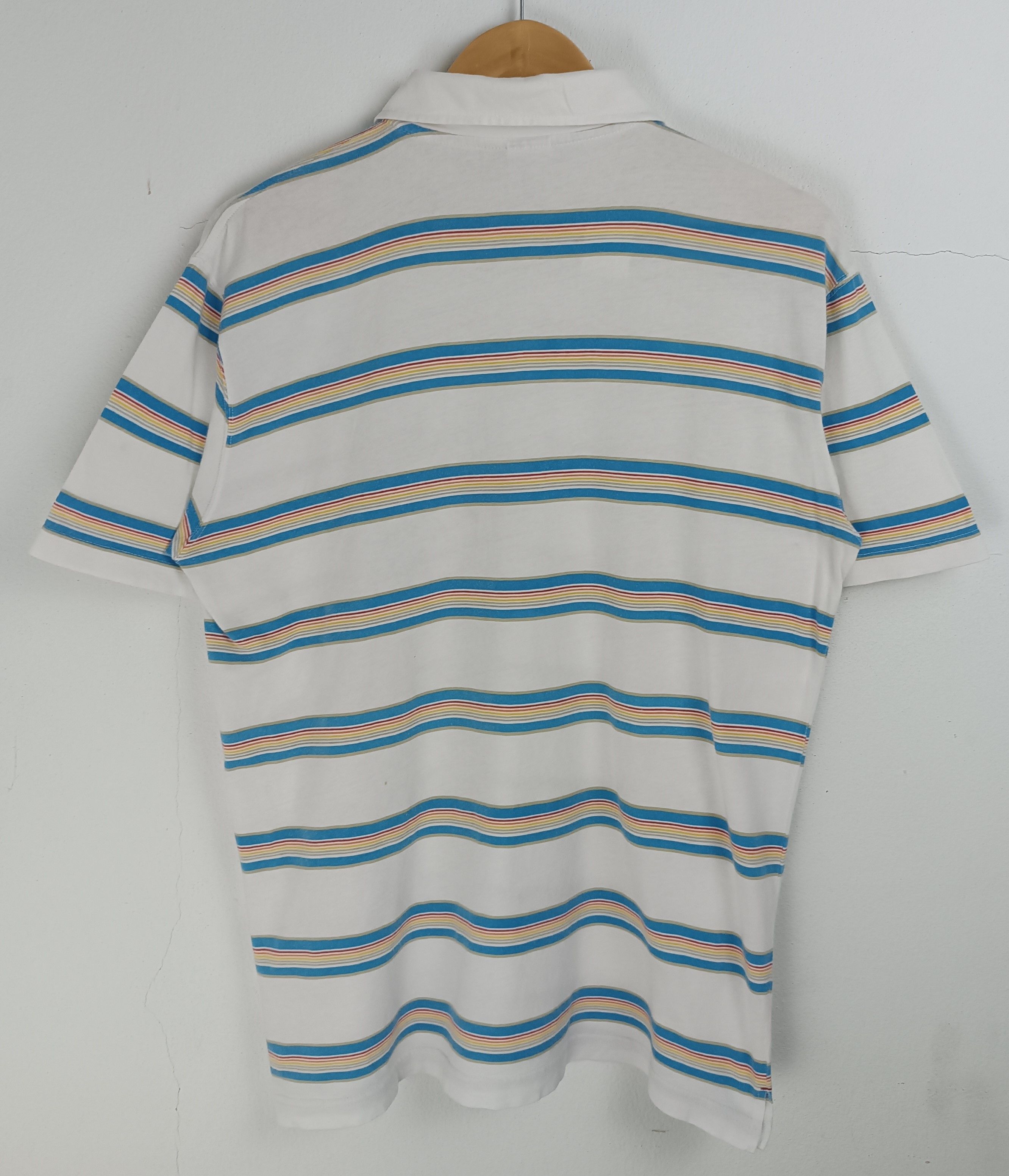 Hang Ten VINTAGE HANG TEN COLLAR TEE WOOD BUTTON HAWAII BEACH Size US L / EU 52-54 / 3 - 4 Thumbnail