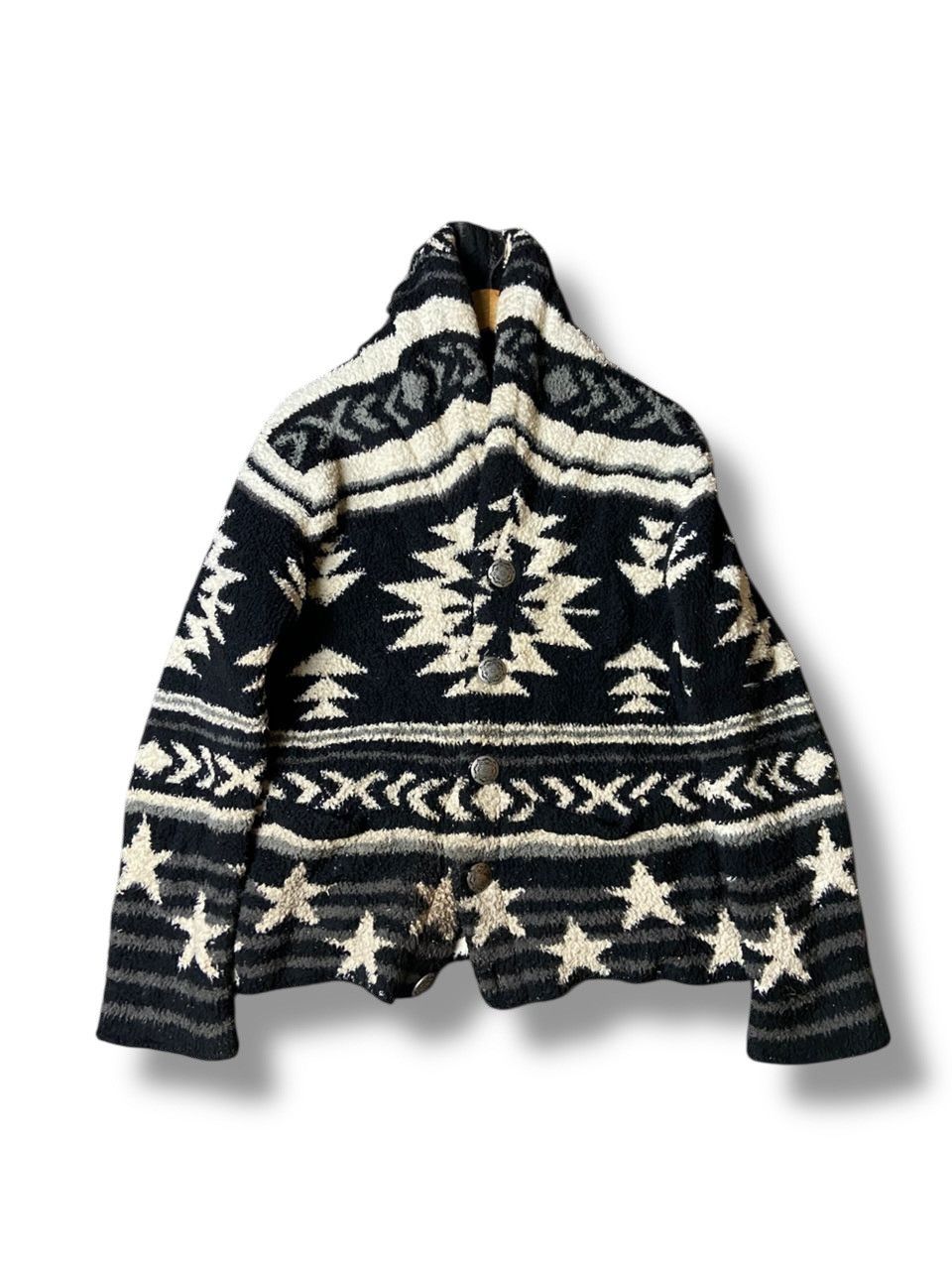 BAYFLOW Brand Shaggy Native Cardigan (125)