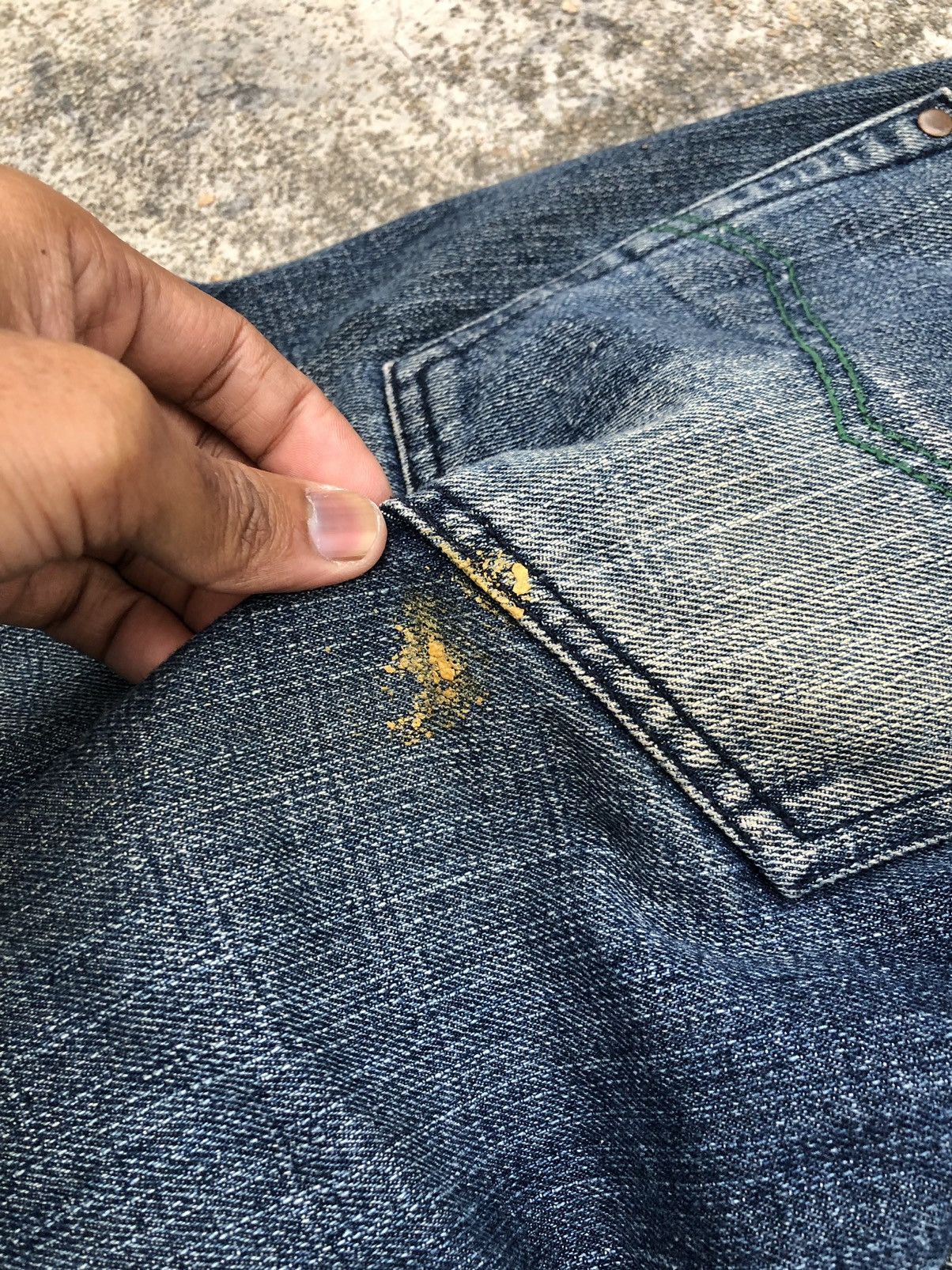 Japanese Brand RECONSTRUCTED DENIM BY CHOUX HOUSE JEANS Size US 30 / EU 46 - 7 Thumbnail