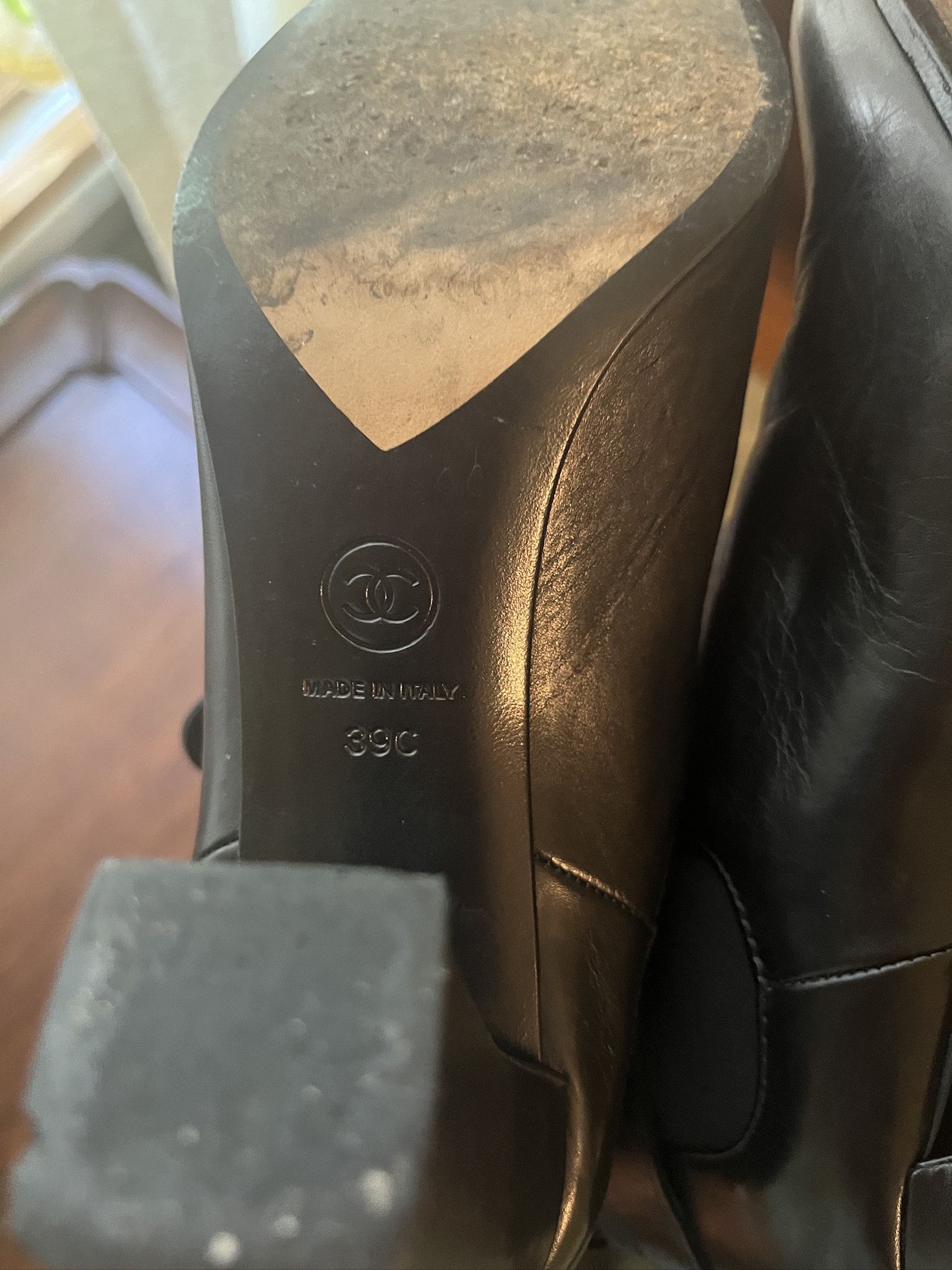 Chanel Chanel black leather boots size 39 US7 Size US 7 / IT 37 - 11 Thumbnail