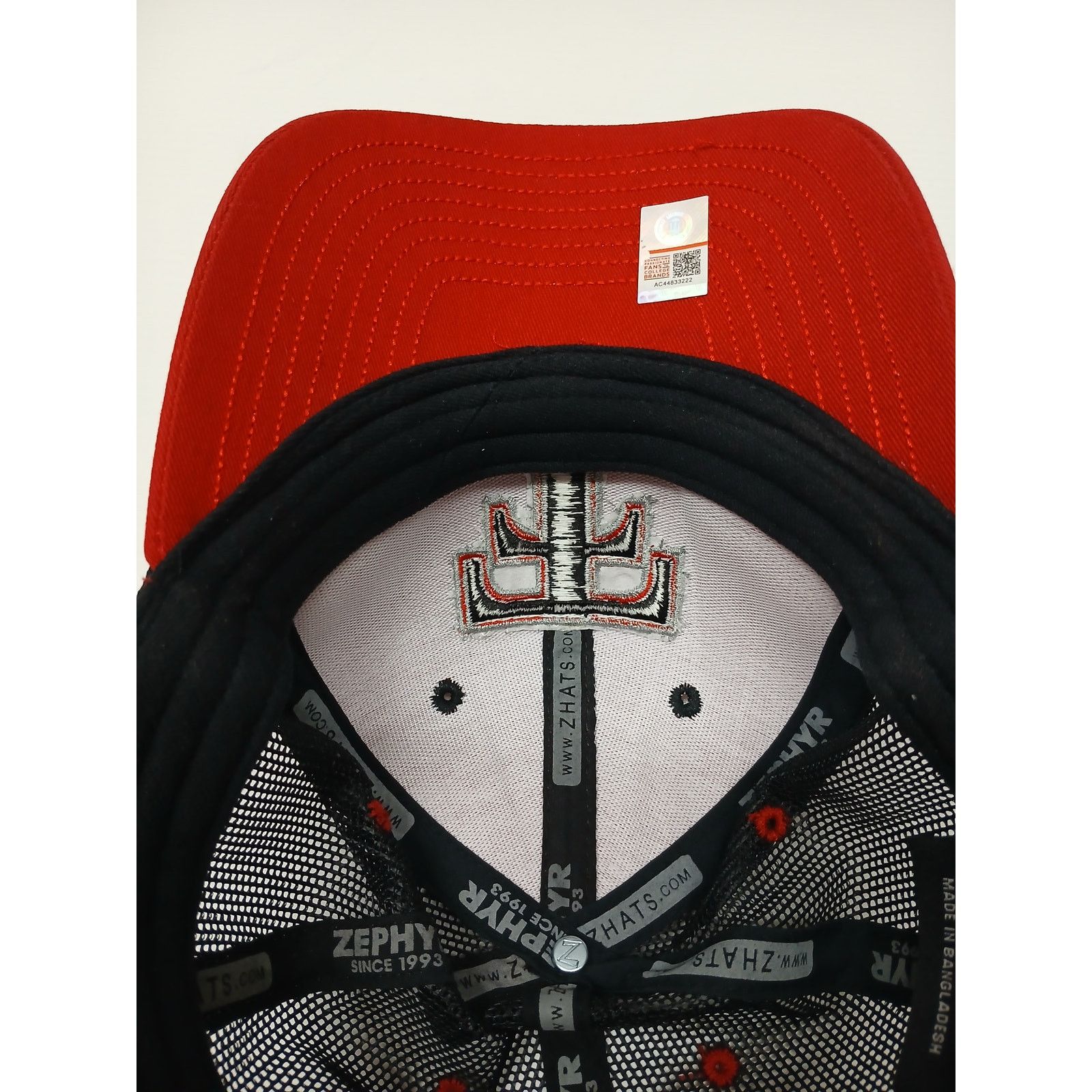 Zephyr Zephyr (OSFM) Texas Tech University Snapback Half Mesh Cap Size ONE SIZE - 7 Thumbnail