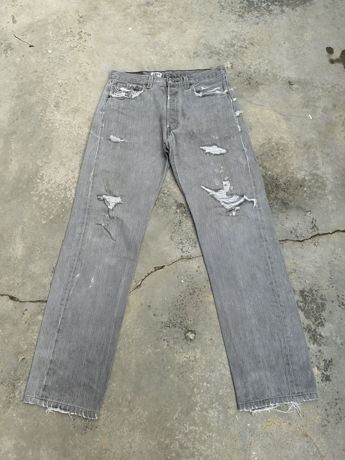 Levi's Vintage Levis 501 Distressed Pant Size US 31 - 1 Thumbnail