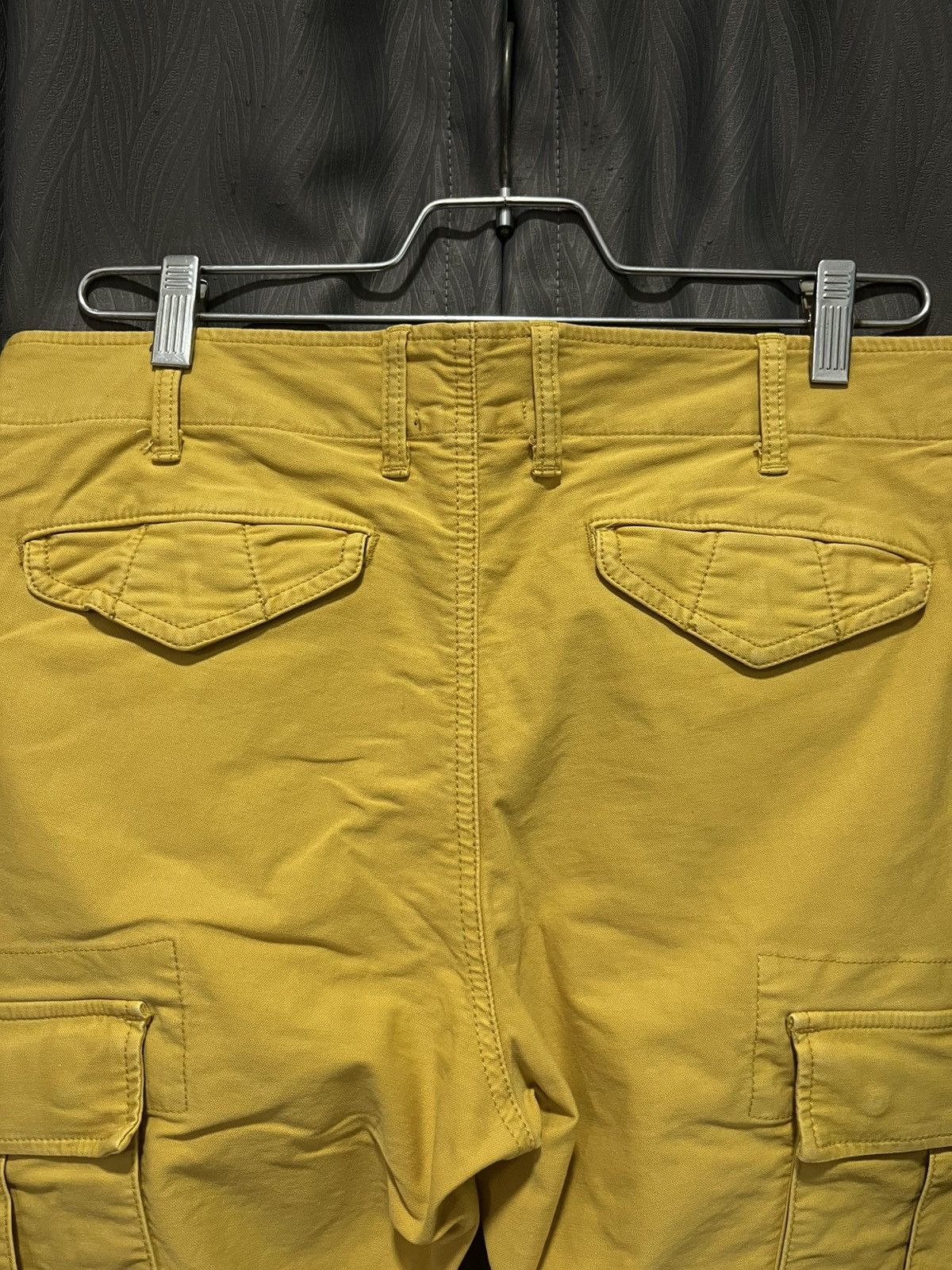 junhashimoto Light Tan Slim Fit Six Pockets Cargo Pants Size US 33 - 7 Thumbnail