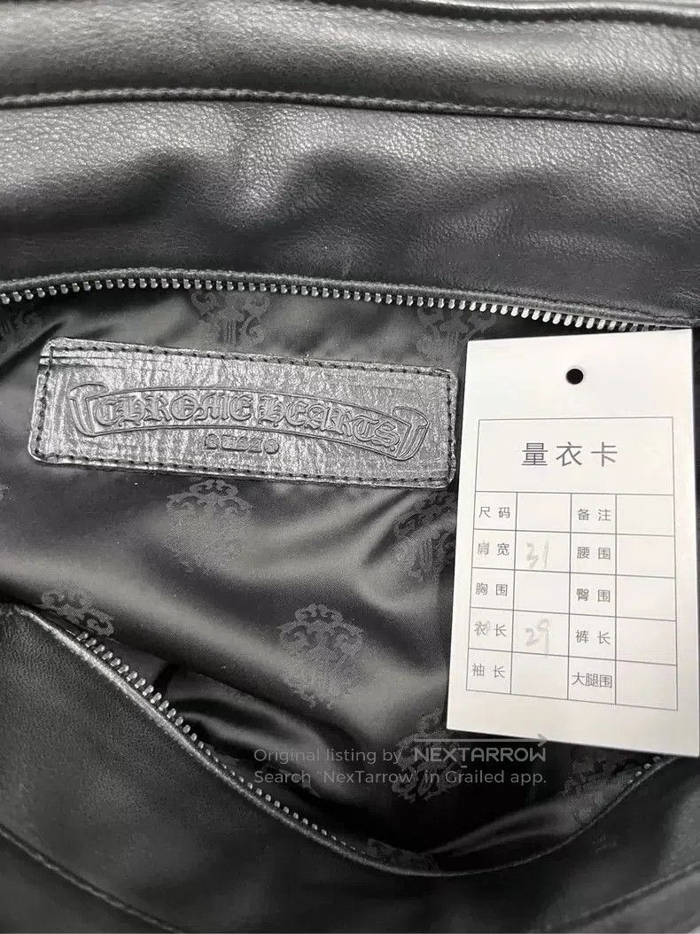Chrome Hearts Chrome Hearts Black Leather Shoulder Bag. Size ONE SIZE - 9 Thumbnail