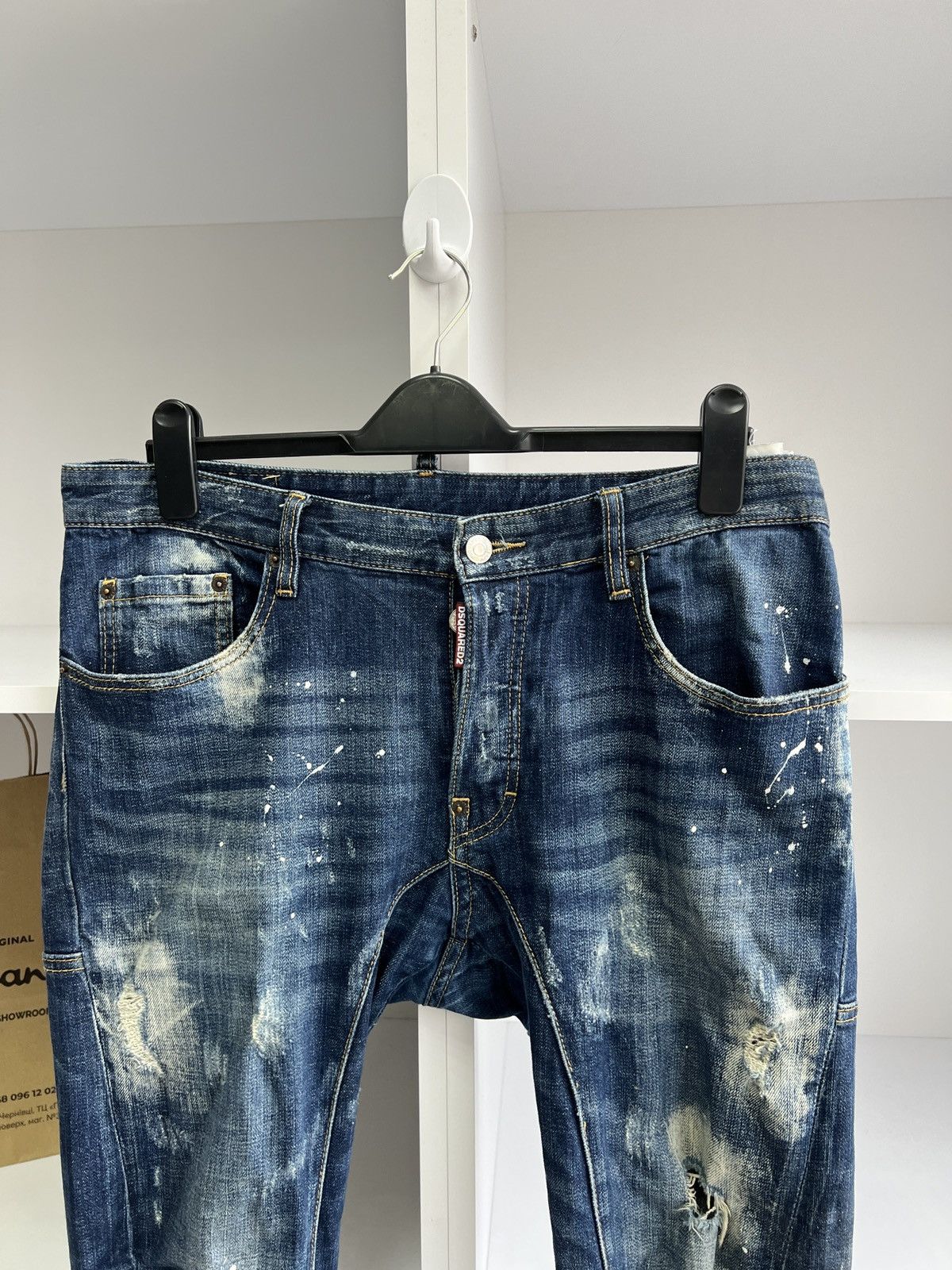 Dsquared2 × Vintage Vintage Dsquared2 Luxury Denim Jeans Size US 34 / EU 50 - 9 Thumbnail