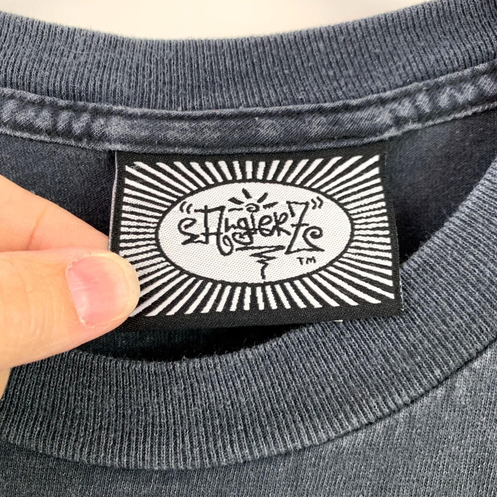 Vintage Algierz Gear T-Shirt Gray 90s Crew Neck Short Sleeve Unisex Adults L Adult Large Cotton Vintage? No, not vintage. Size US L / EU 52-54 / 3 - 5 Thumbnail