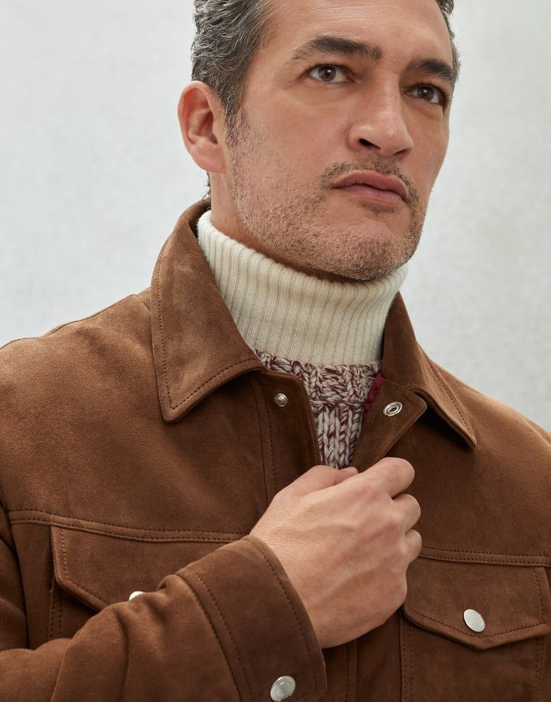 Brunello Cucinelli o1w1db11024 Leather Jackets in Brown Size US L / EU 52-54 / 3 - 4 Thumbnail
