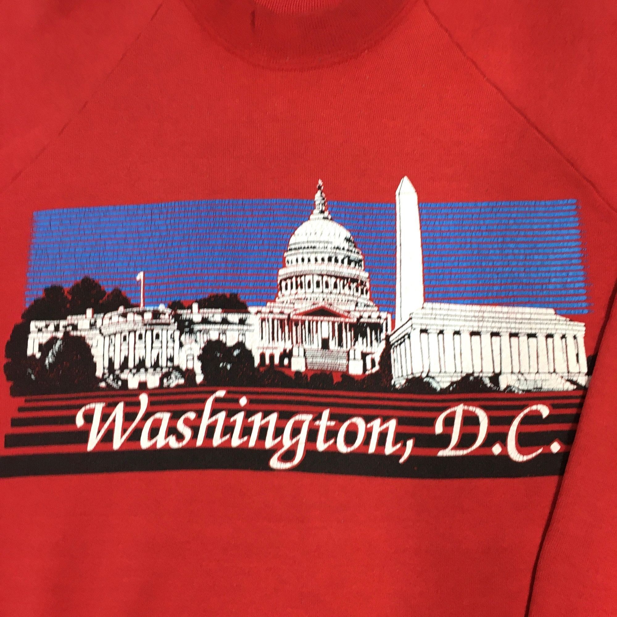 Other 1988 Lowry Washington DC US Capitol 80's 50/50 Sweatshirt Size US XL / EU 56 / 4 - 2 Thumbnail