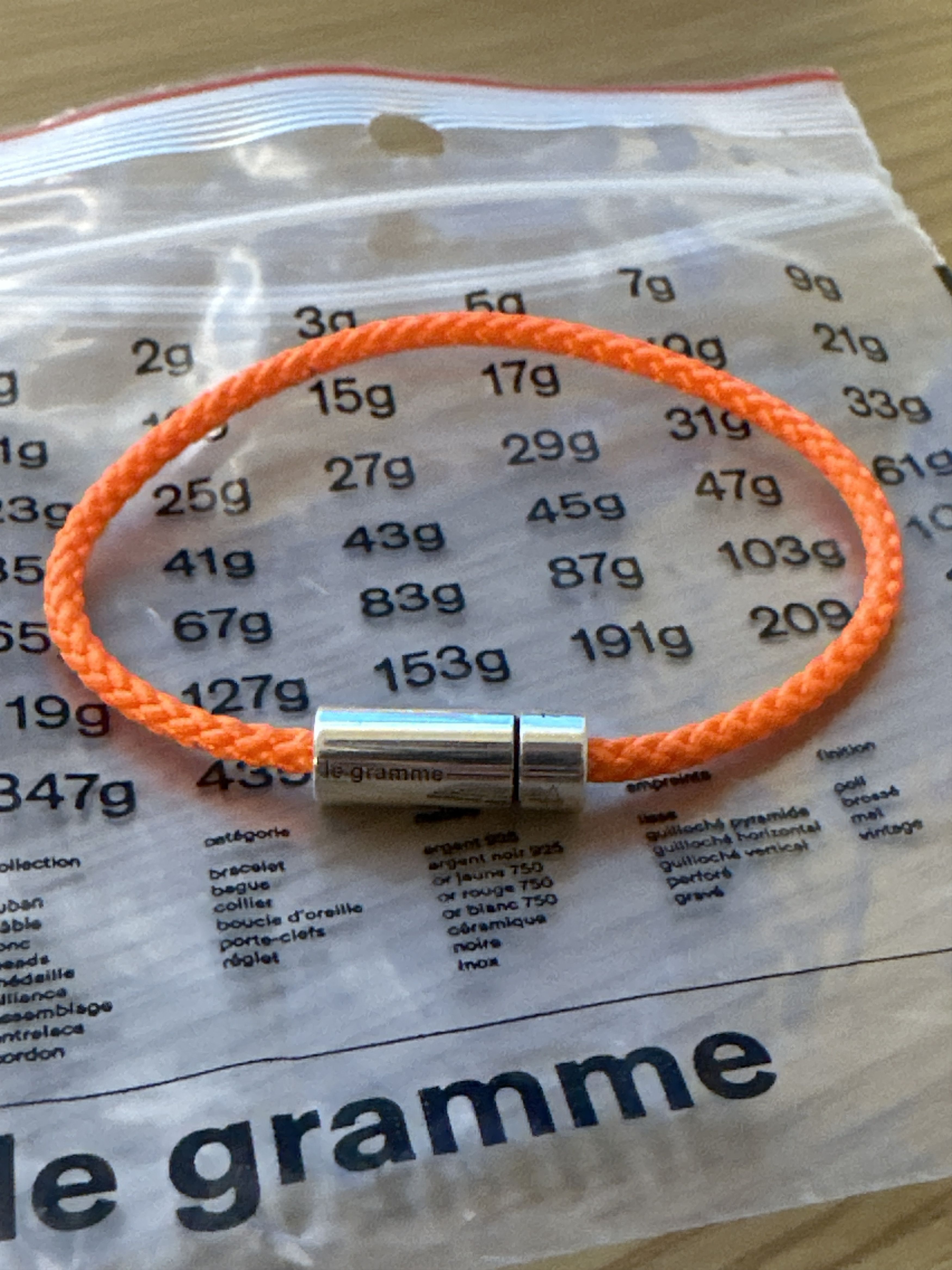 Le Gramme nato cable bracelet le 7g Size ONE SIZE - 2 Thumbnail