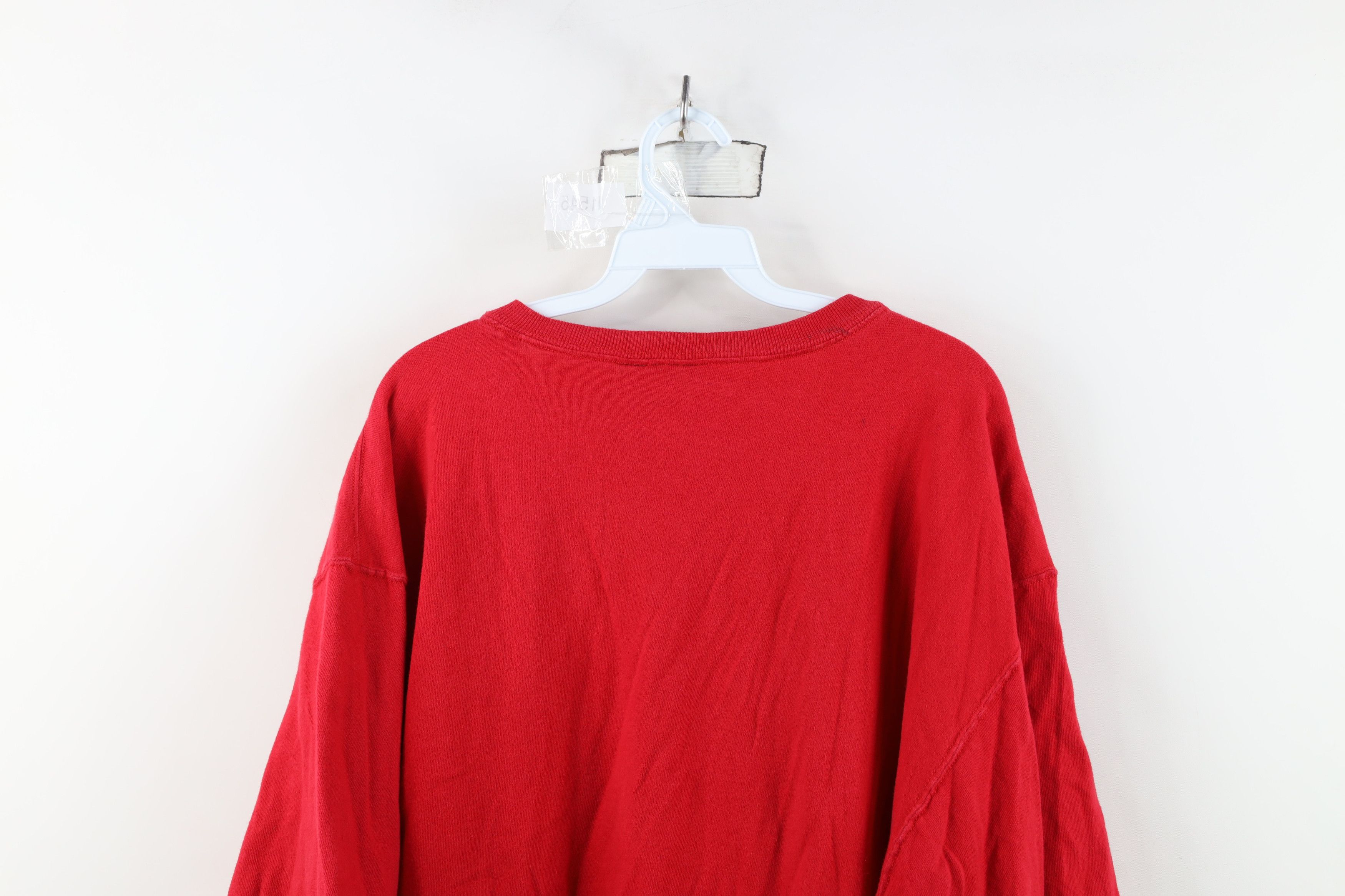 Champion Vintage 90s Champion Classic Logo Jersey Knit T-Shirt Red Size US XL / EU 56 / 4 - 13 Thumbnail