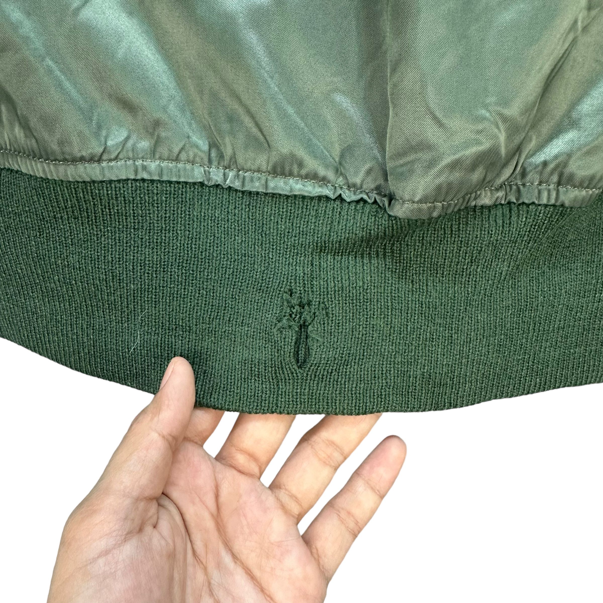 Vintage TRASHED VINTAGE HOUSTON MA 1 BOMBER JACKET #7480-148 Size US M / EU 48-50 / 2 - 14 Thumbnail