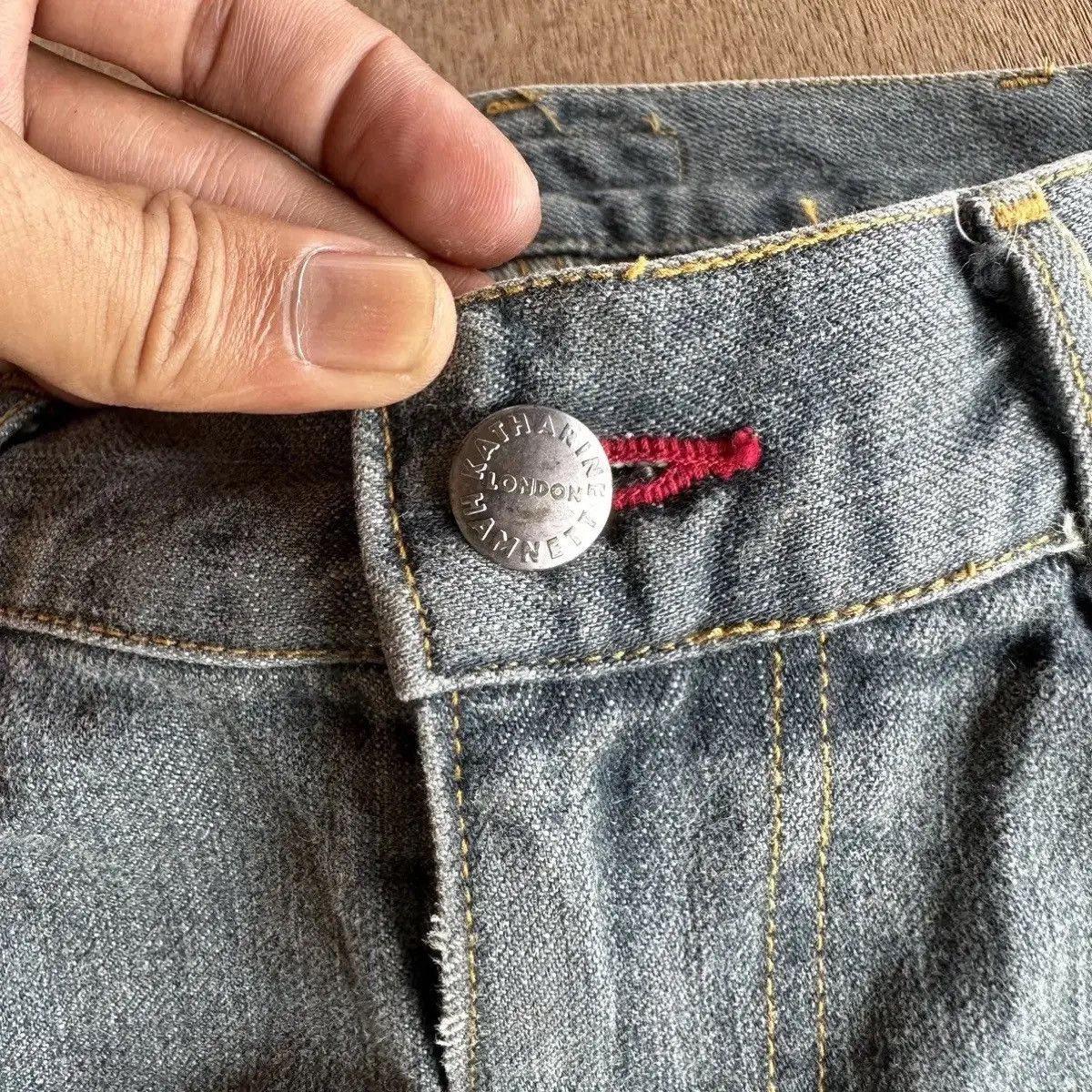 Katharine Hamnett London VTG KATHARINE HAMNETT LONDON JEAN LOOSE FIT DENIM PANTS Size US 31 - 9 Thumbnail