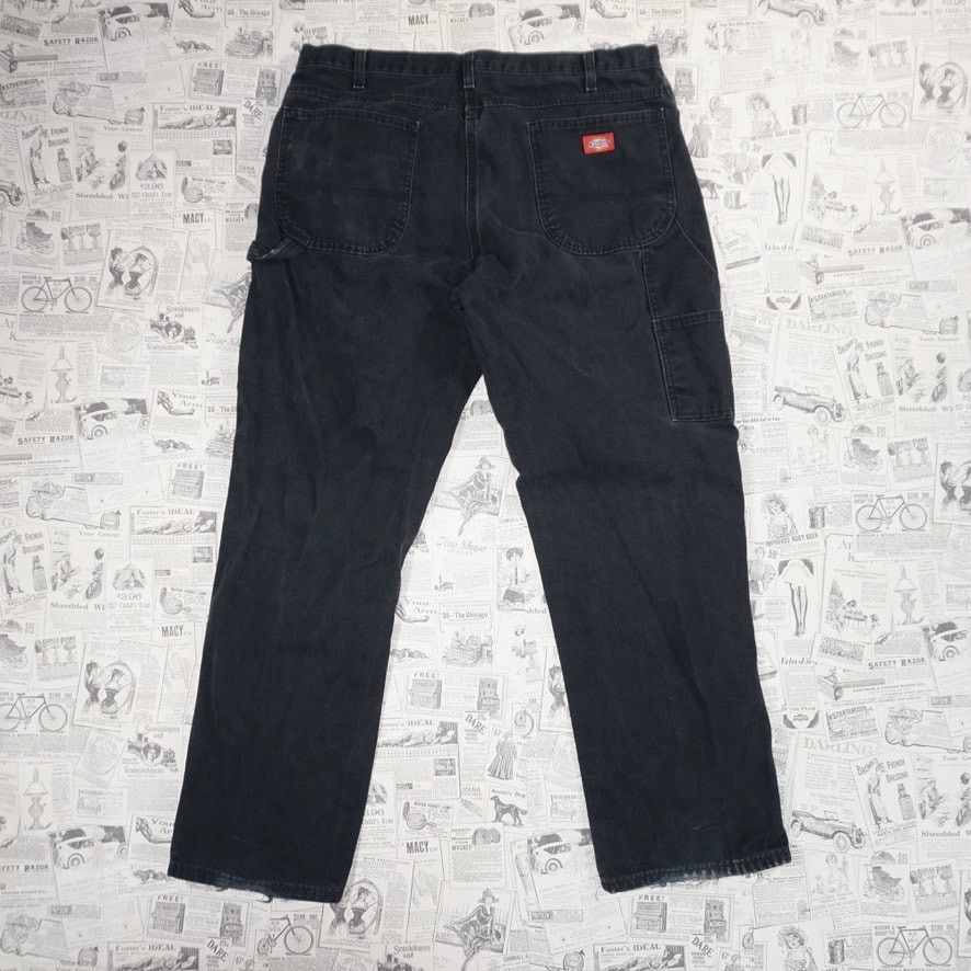 Dickies 38 - Vintage Y2K Dickies workwear 00s carpenter black pants Size US 38 / EU 54 - 1 Thumbnail