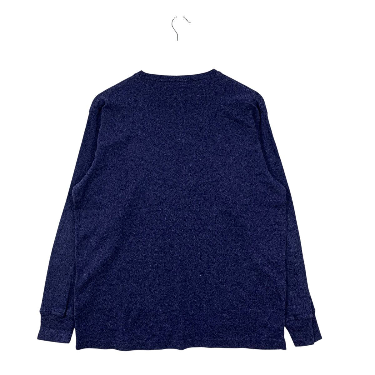 Nigel Cabourn NIGEL CABOURN Japanese Brand Plain V-Neck Long Sleeve Tshirt Size US M / EU 48-50 / 2 - 4 Thumbnail