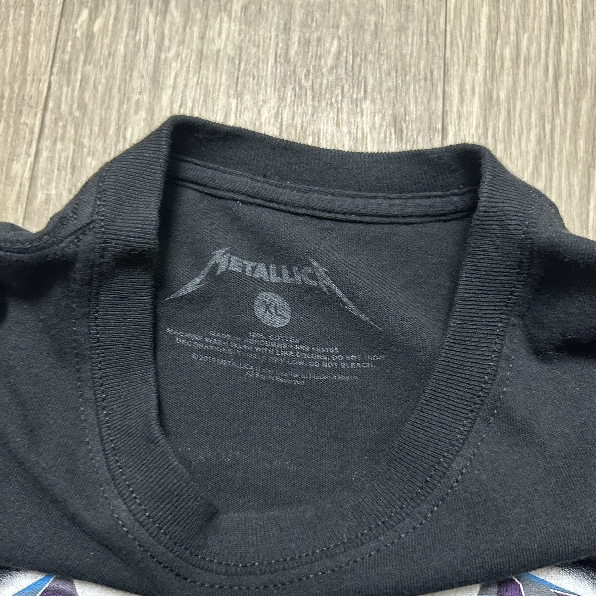 Metallica × Vintage Black Lighting Metallic Tee Size US XL / EU 56 / 4 - 3 Thumbnail