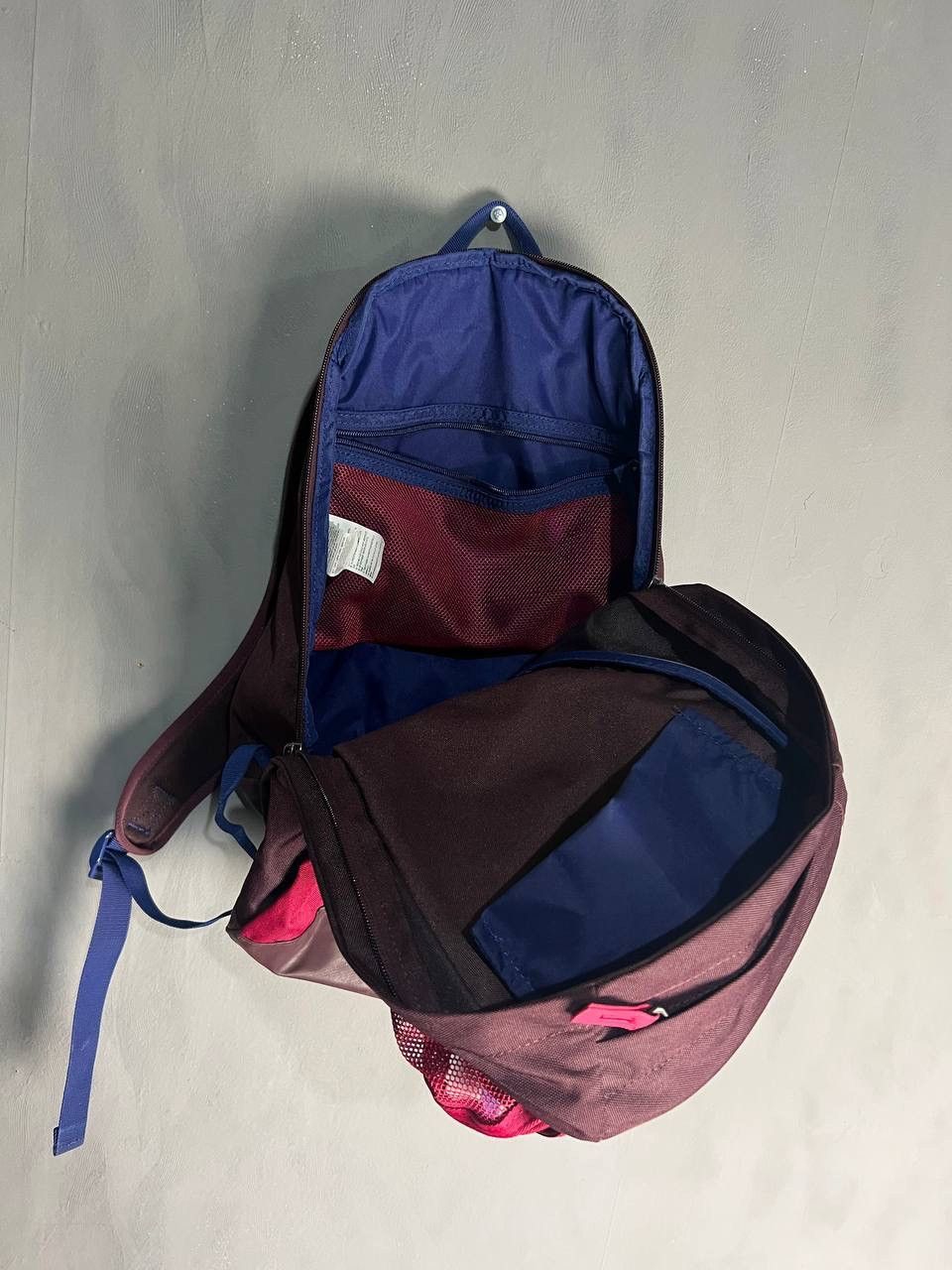Nike Nike Mens Red Blue Swoosh FC Barcelona Football Backpack Bag Size ONE SIZE - 7 Thumbnail