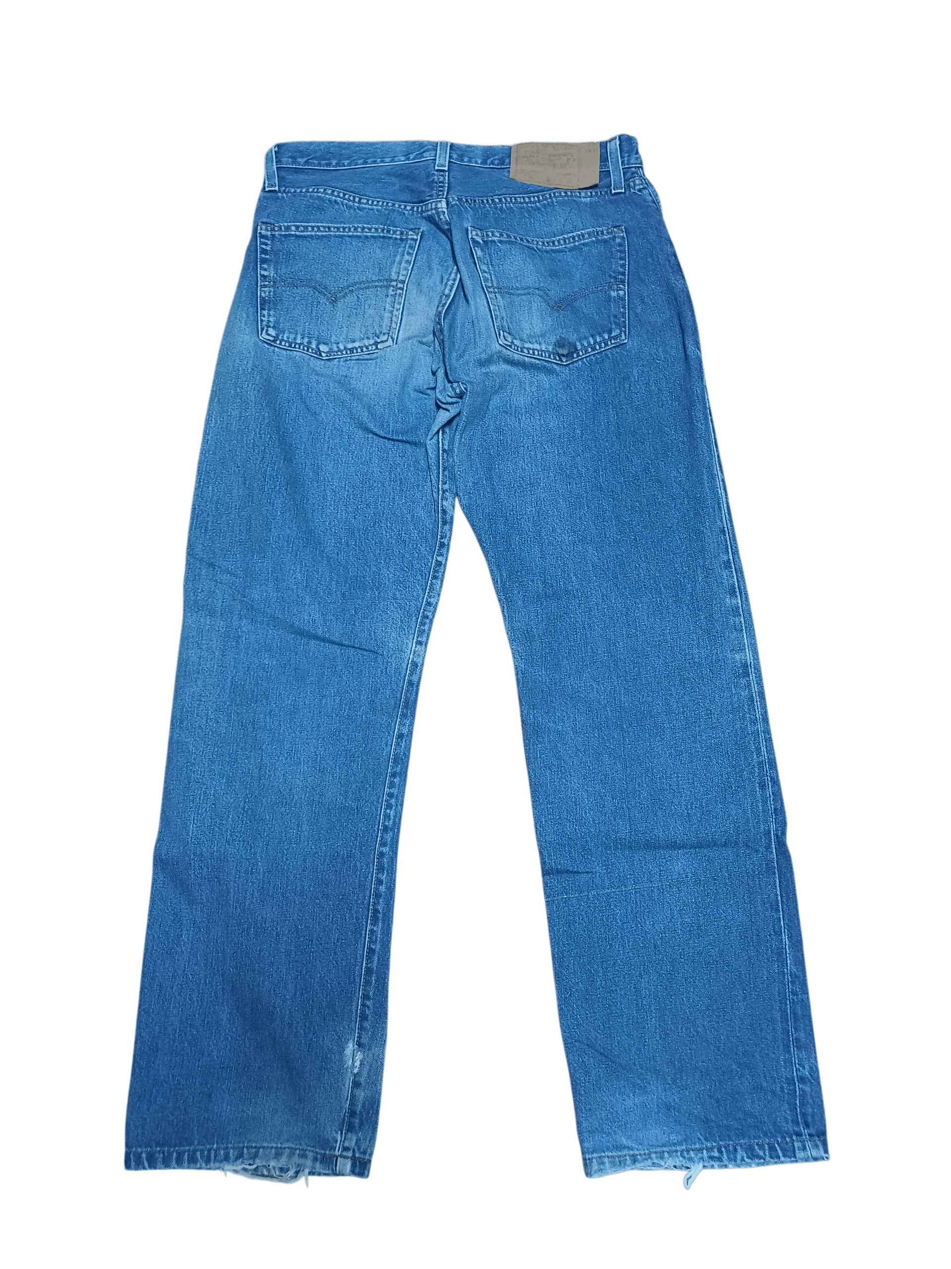 Levi's VINTAGE 80'S LEVIS BIG E SELVEDGE BUTTON 555 Size US 33 - 3 Thumbnail