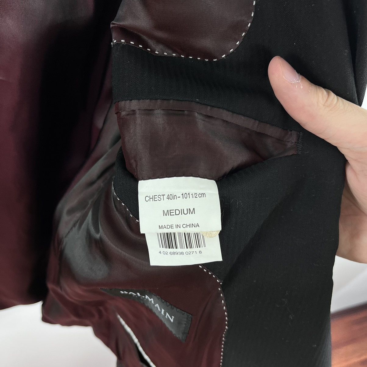 Balmain Balmain Homme Blazer Jacket Double-Breasted Black Size M Size 40R - 14 Thumbnail